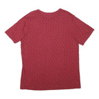 TRUE RELIGION Mens Red Graphic T-Shirt XL Short Sleeve Crew Neck Designer Logo
