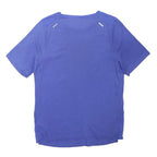NIKE Mens Blue Running T-Shirt M Short Sleeve Crew Neck Dri-Fit Lightweight
