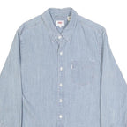 LEVI'S Mens Blue Cotton Shirt S Casual Long Sleeve Button Pocket