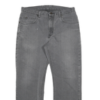 DICKIES Mens Regular Fit Grey Denim Jeans W34 L28 Distressed Zip Closure