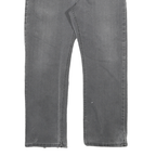 DICKIES Mens Regular Fit Grey Denim Jeans W34 L28 Distressed Zip Closure