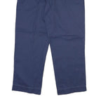 DICKIES Mens Navy Blue Regular Fit Straight Leg Trousers W38 L30 Workwear