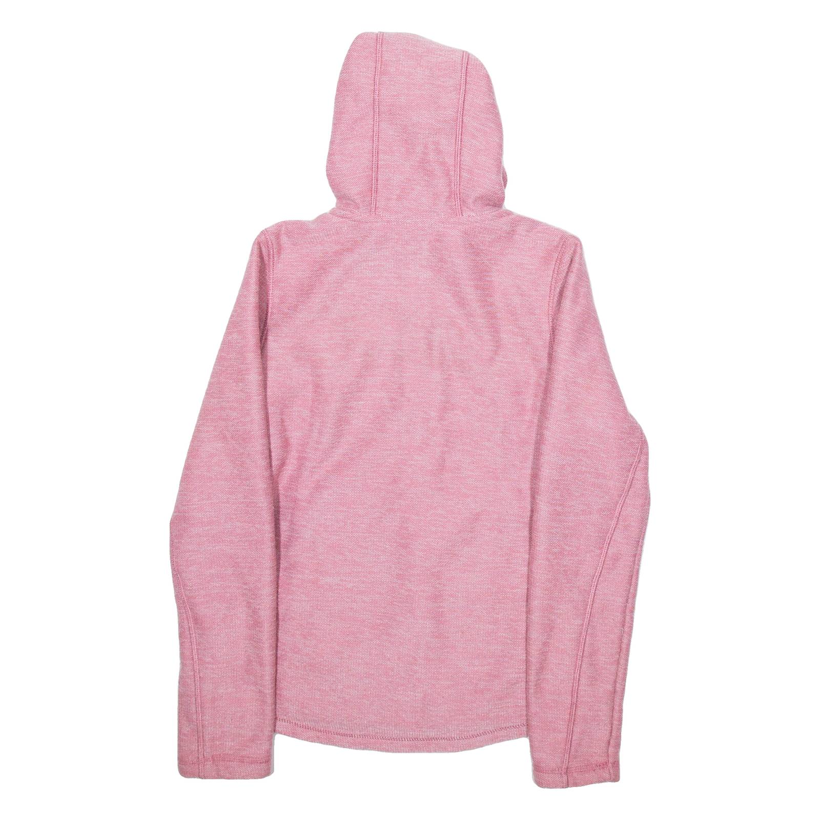 BENCH Sherpa Lined Womens Quilted Jacket Pink Hooded S