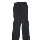 OP Womens Black Regular Fit Straight Leg Polyester Blend Trousers W28 L32 Casual