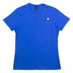 GILDAN Carlo Womens T-Shirt Blue L