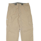 OLD KHAKI Mens Cotton Blend Beige Relaxed Cargo Trousers W35 L32