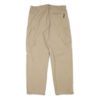 OLD KHAKI Mens Cotton Blend Beige Relaxed Cargo Trousers W35 L32
