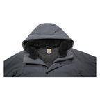 CARHARTT Mens Grey Synthetic Zip Hooded Jacket XS Outdoor Workwear Winter