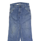 CARHARTT Mens Jeans Blue Regular Straight Denim Medium W31 L32 Workwear Casual