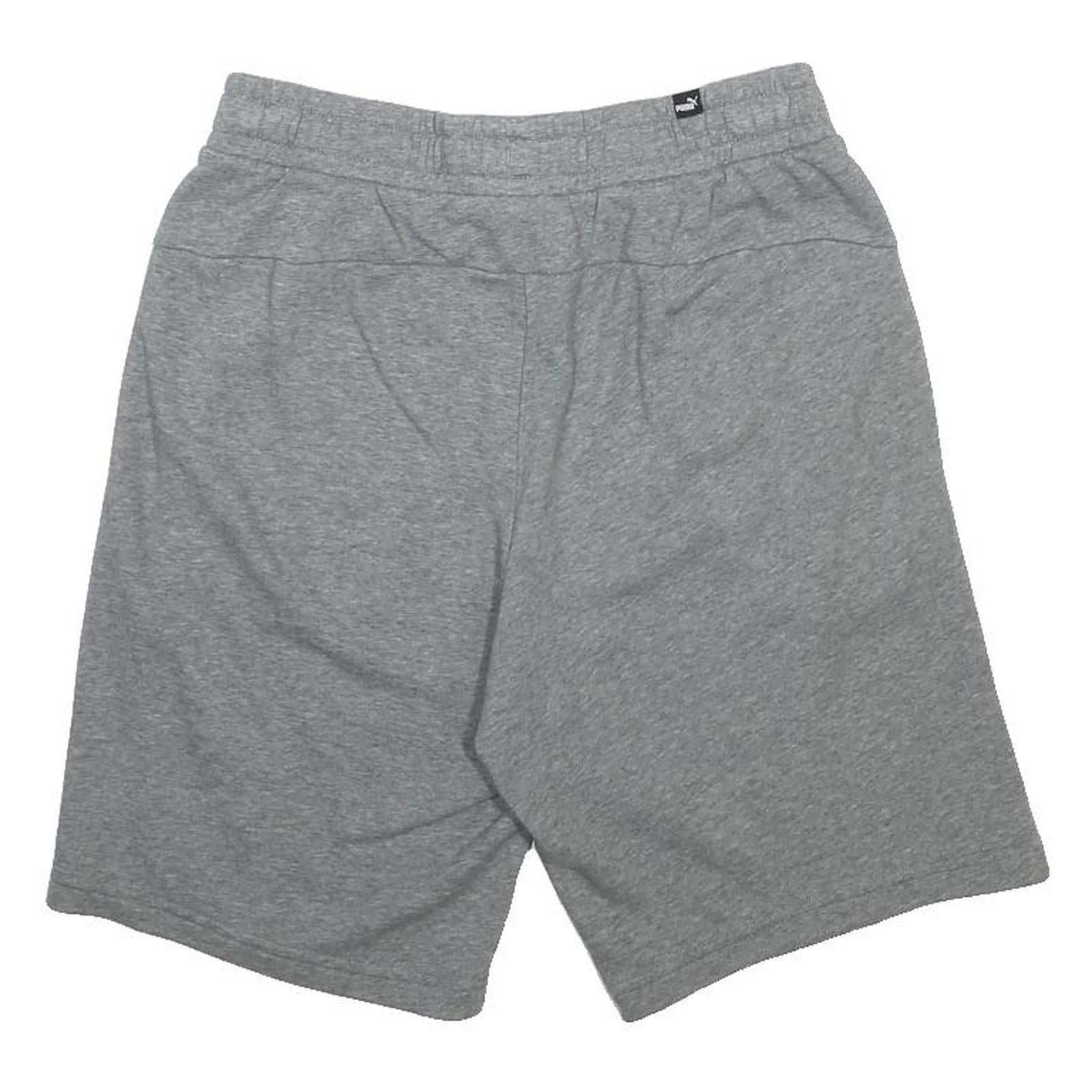 PUMA Mens Shorts Grey Casual M W28 Cotton Blend Sportwear