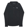 UNDER ARMOUR Womens Black 1/4 Zip Sweatshirt XS Performance Activewear