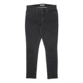 LEVI'S 311 Womens Jeans Black Slim Skinny Denim Medium W32 L32 Stretch Zip
