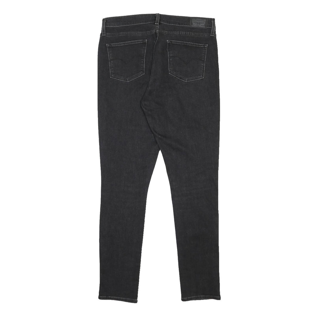 LEVI'S 311 Womens Jeans Black Slim Skinny Denim Medium W32 L32 Stretch Zip