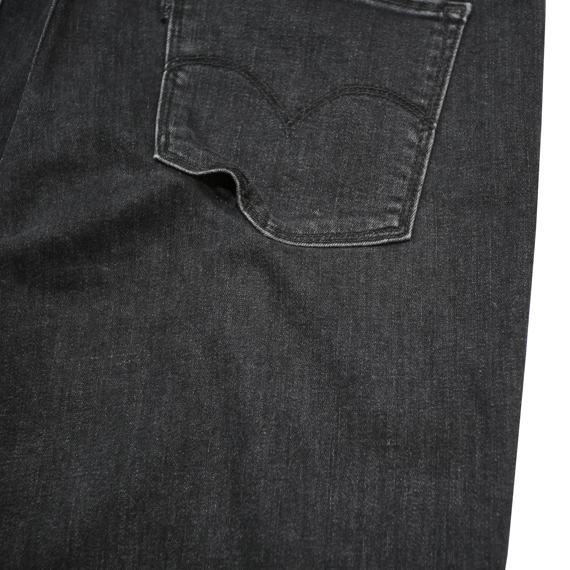 LEVI'S 311 Womens Jeans Black Slim Skinny Denim Medium W32 L32 Stretch Zip