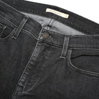 LEVI'S 311 Womens Jeans Black Slim Skinny Denim Medium W32 L32 Stretch Zip