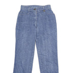 SPOTLIGHT Womens Regular Fit Straight Leg Denim Light W24 L28 Embossed Pattern