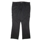 DICKIES Cargo Mens Trousers Black Regular Flared W40 L32