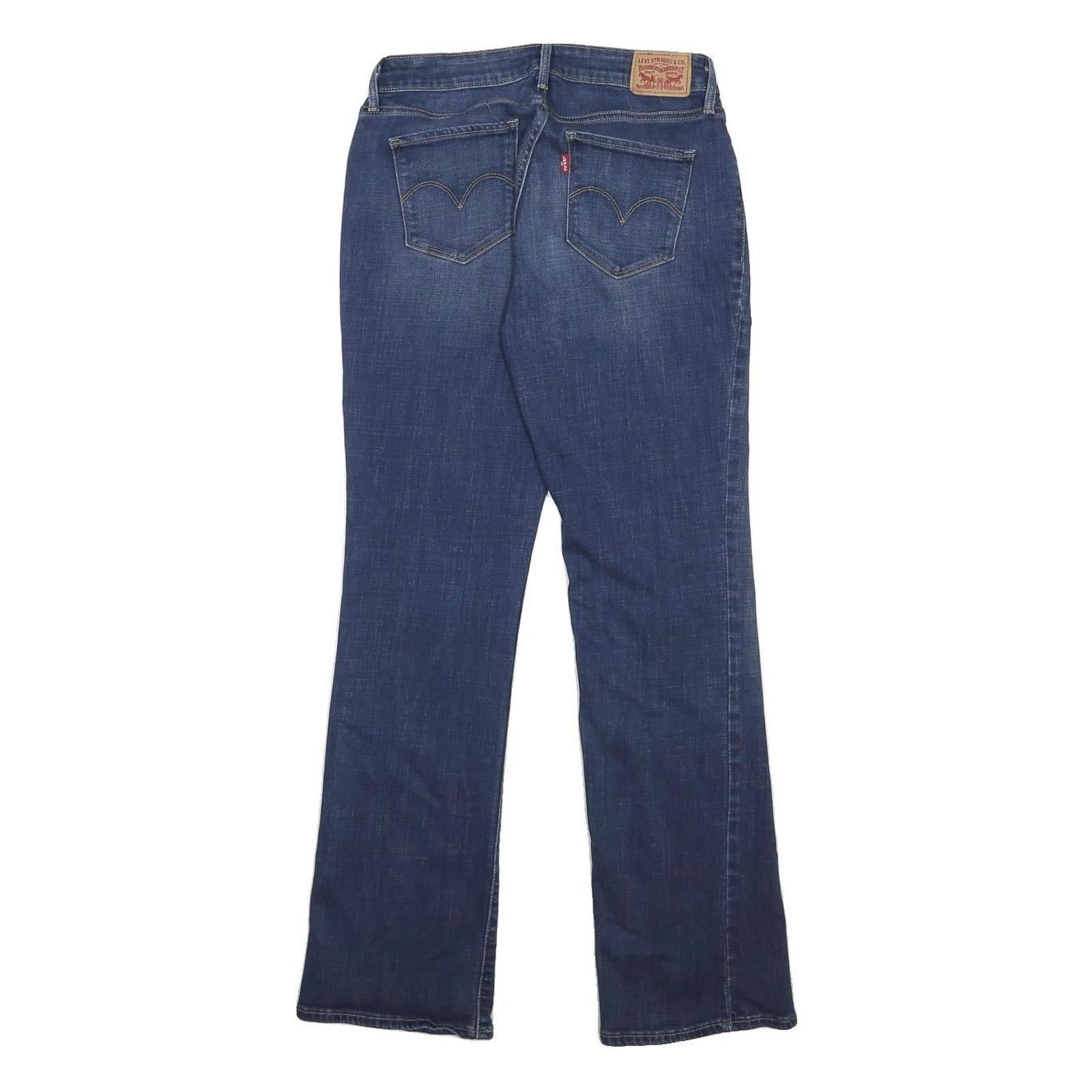 LEVI'S 815 Womens Jeans Blue Regular Bootcut Denim Medium W28 L32 Zip