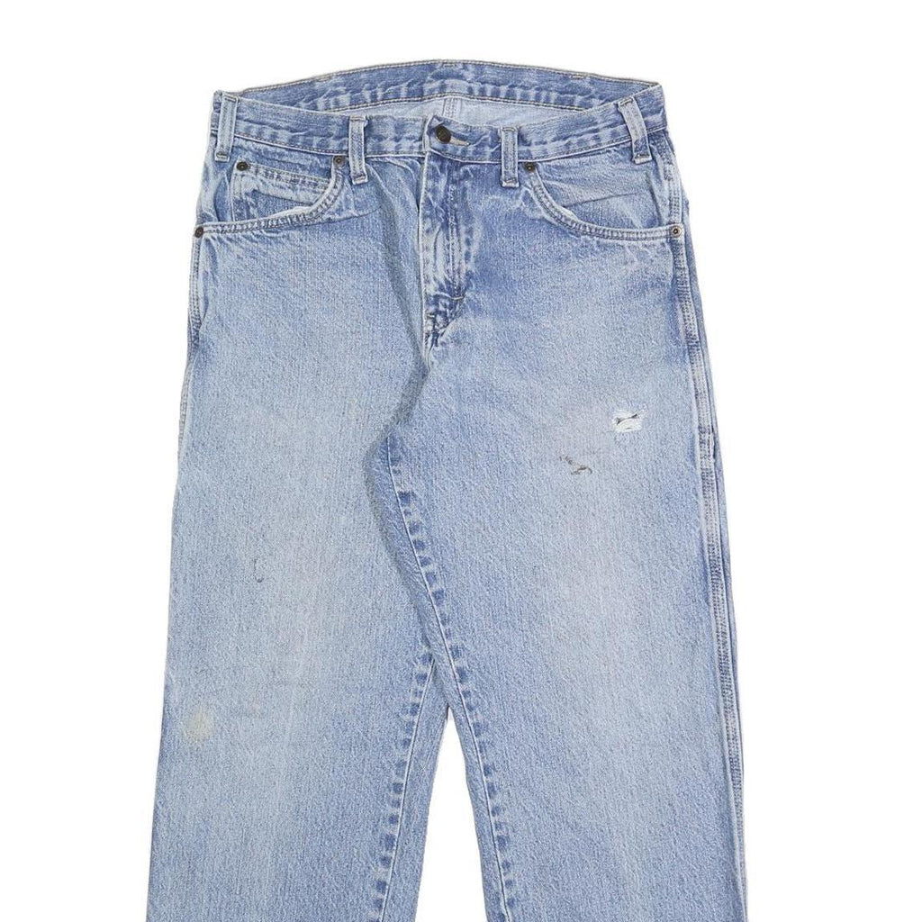 DICKIES Mens Jeans Blue Regular Straight Denim Medium W30 L28 Workwear Utility