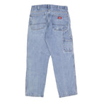 DICKIES Mens Jeans Blue Regular Straight Denim Medium W30 L28 Workwear Utility