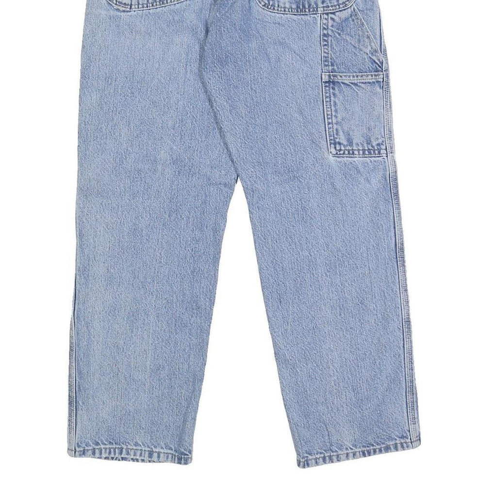 DICKIES Mens Jeans Blue Regular Straight Denim Medium W30 L28 Workwear Utility