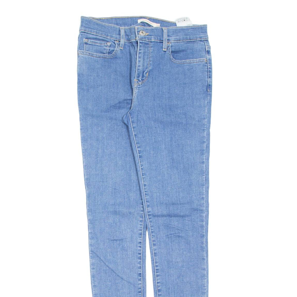 LEVI'S 710 Womens Jeans Blue Slim Skinny Stone Wash W28 L32
