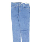 LEVI'S 710 Womens Jeans Blue Slim Skinny Stone Wash W28 L32