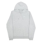 NIKE Mens Grey Pullover Hoodie M Cotton Blend Casual Sportswear