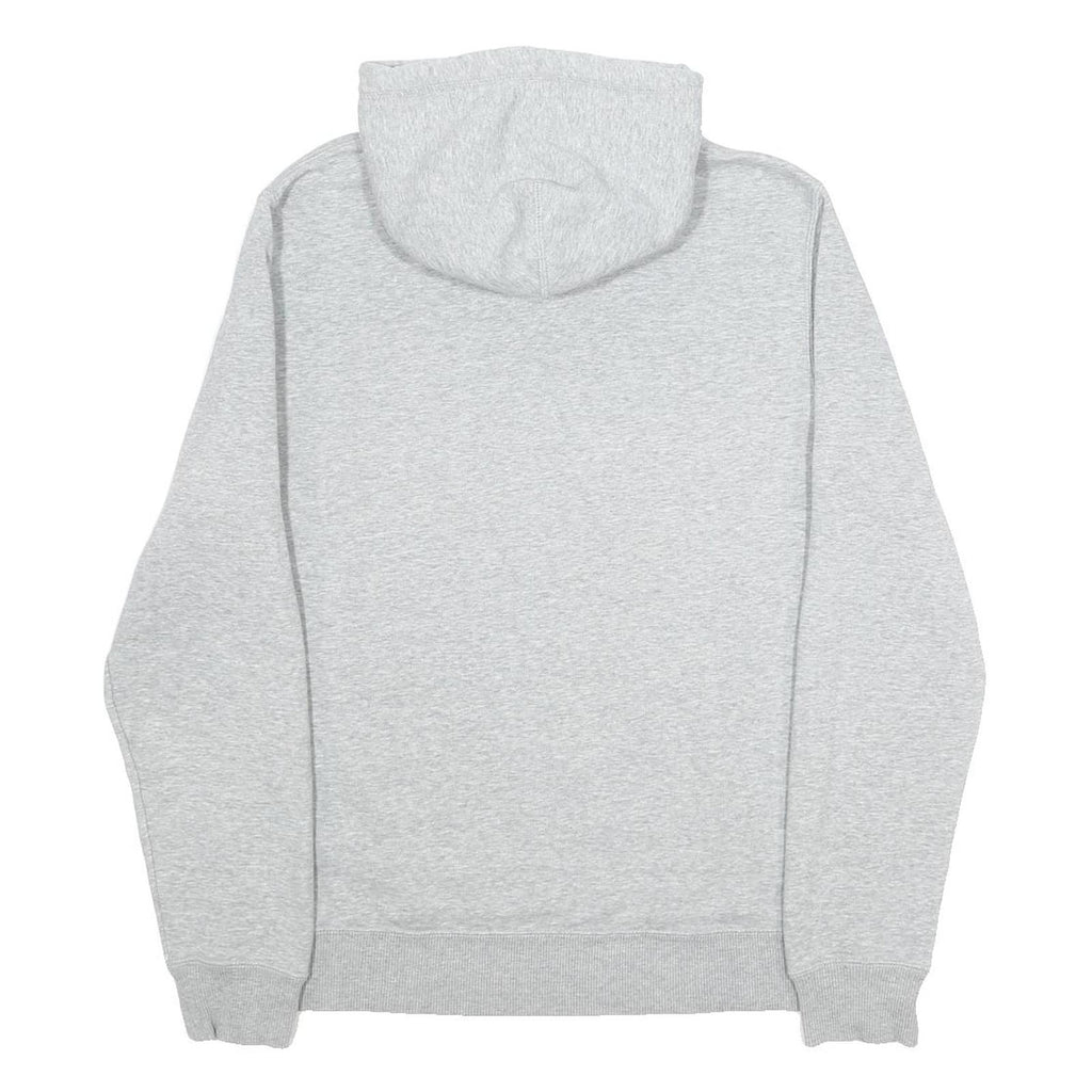 NIKE Mens Grey Pullover Hoodie M Cotton Blend Casual Sportswear