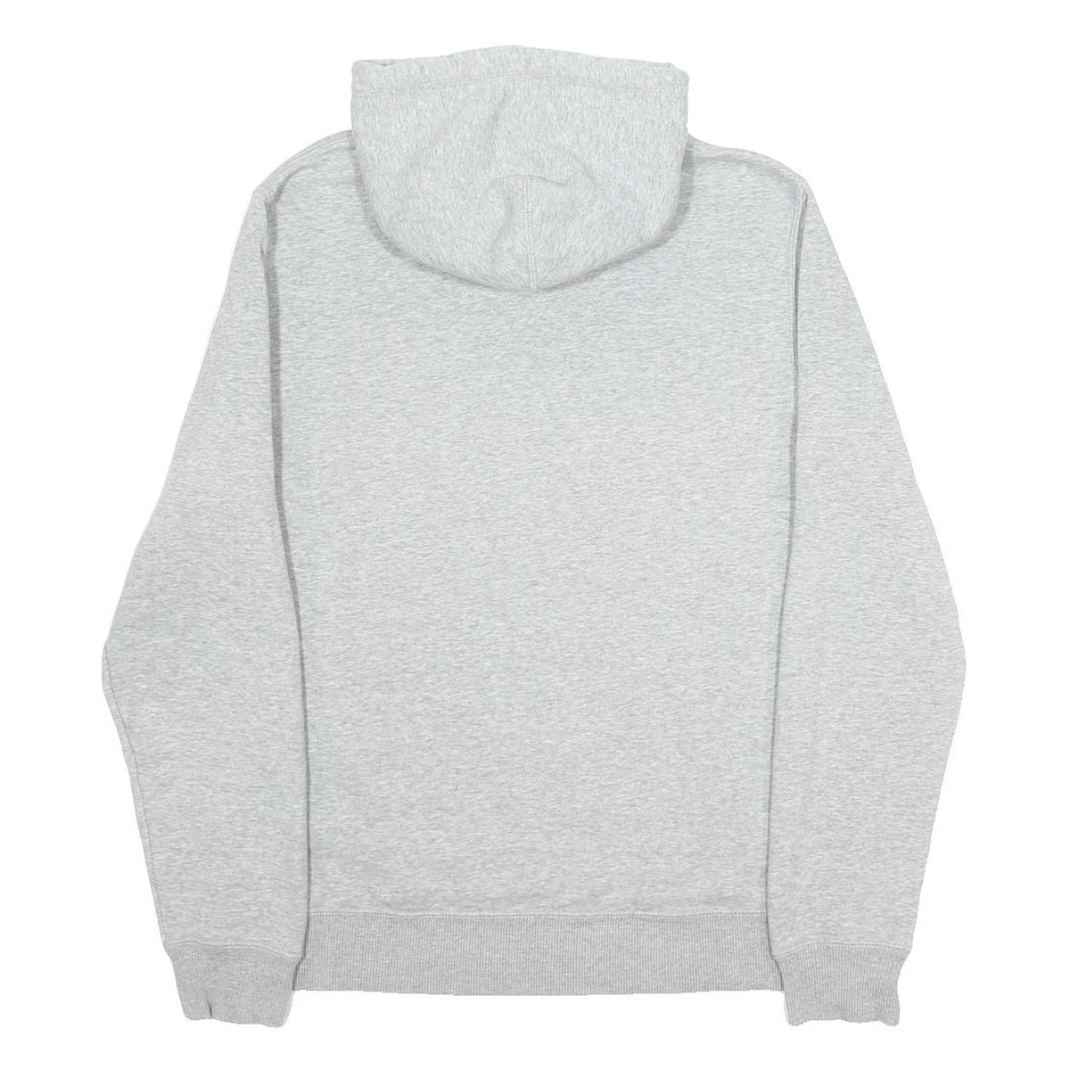 NIKE Mens Grey Pullover Hoodie M Cotton Blend Casual Sportswear