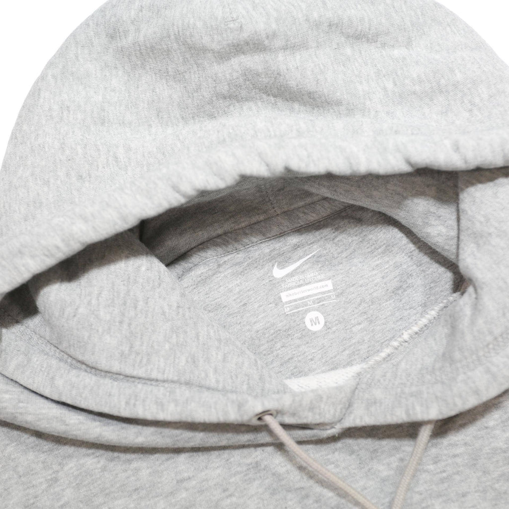 NIKE Mens Grey Pullover Hoodie M Cotton Blend Casual Sportswear