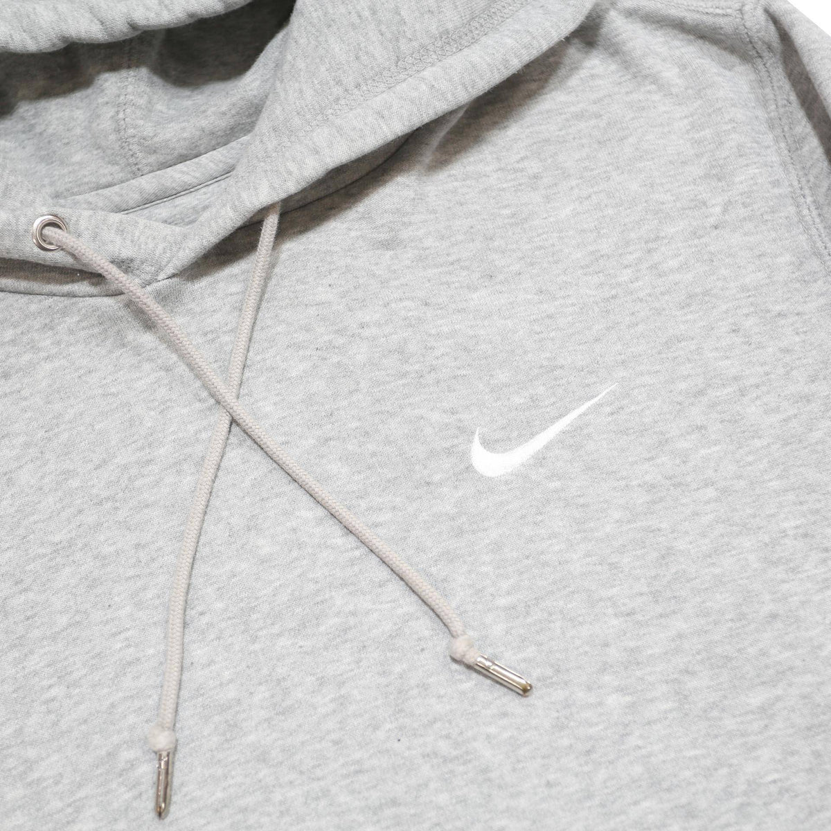NIKE Mens Grey Pullover Hoodie M Cotton Blend Casual Sportswear