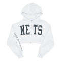 NBA Cropped Womens Grey Hoodie Full Zip M