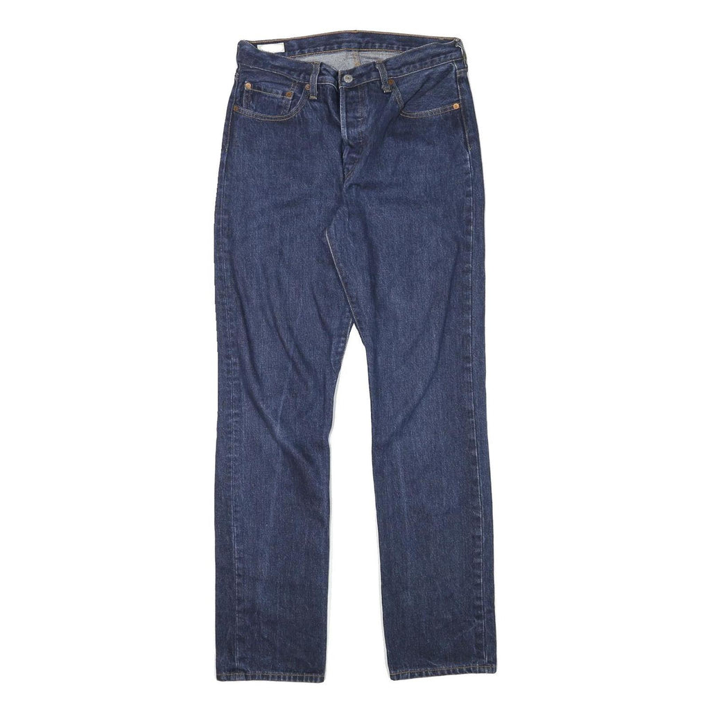 LEVI'S 501 Womens Jeans Blue Regular Straight Denim Medium W30 L31 Classic Fit