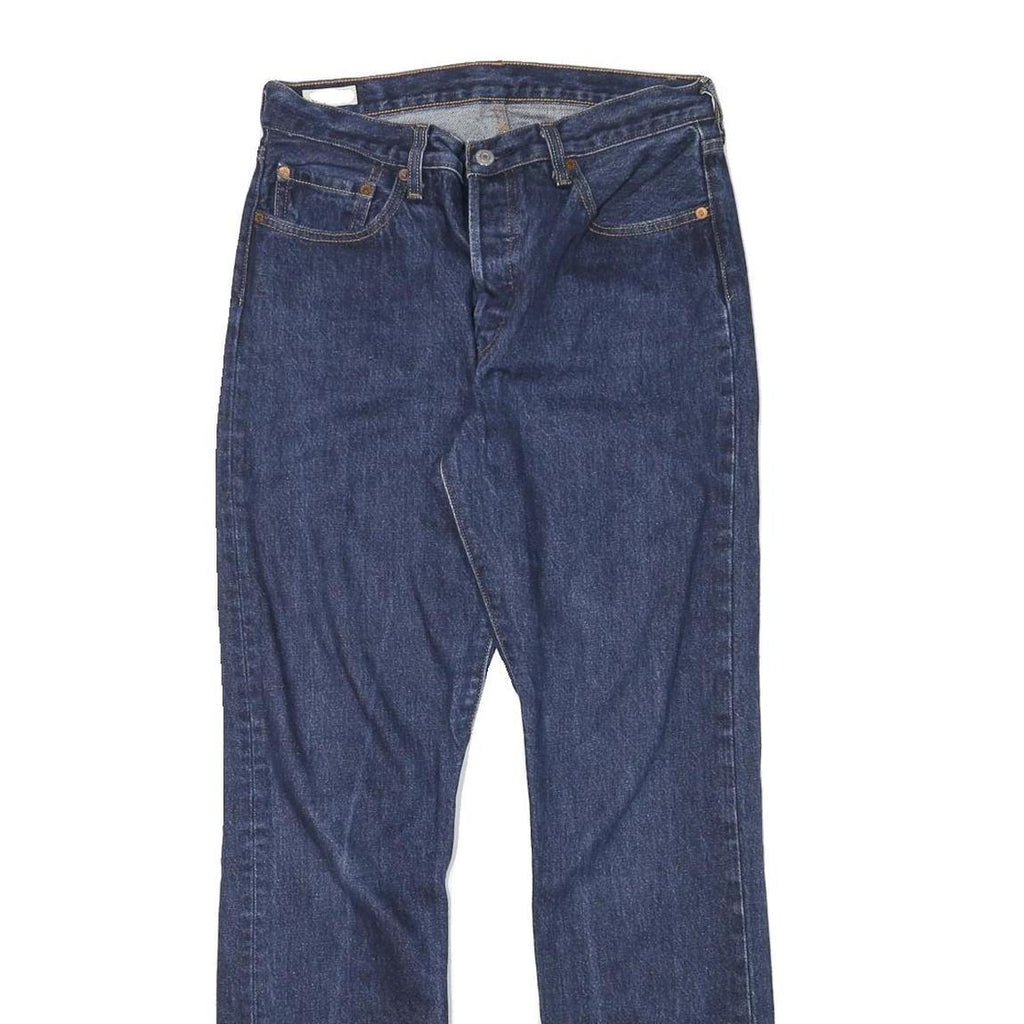 LEVI'S 501 Womens Jeans Blue Regular Straight Denim Medium W30 L31 Classic Fit