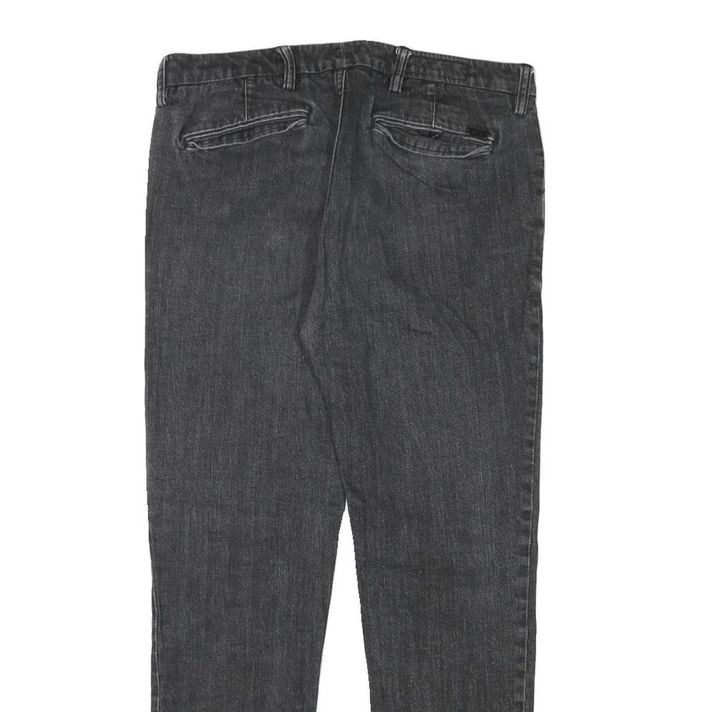 ARMANI EXCHANGE Womens Jeans Black Slim Skinny Denim W32 L30 Cotton Blend Zip