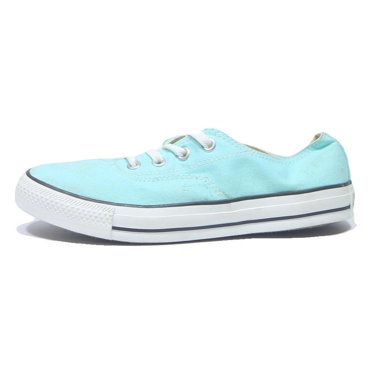 CONVERSE Chuck Taylor All Star Womens Low Top Trainers Blue Canvas UK 7 Casual