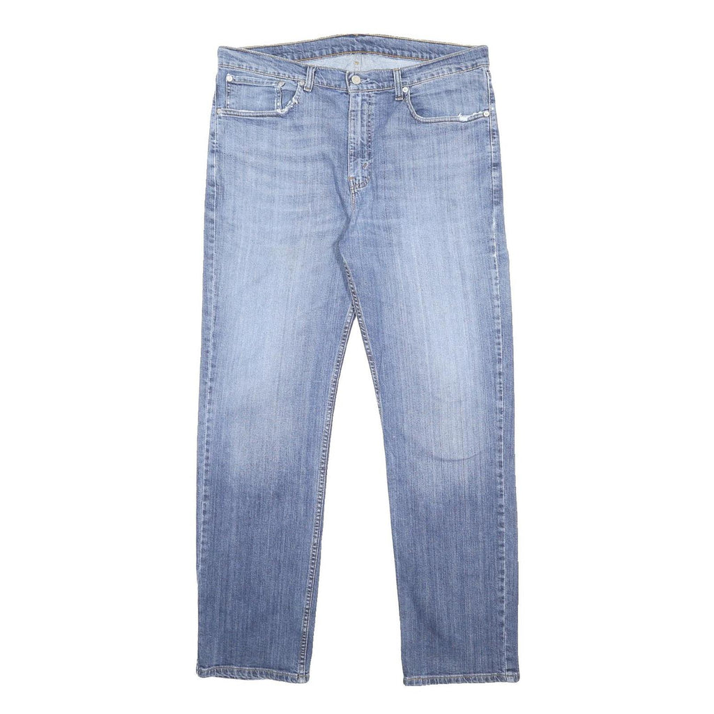LEVI'S Mens Regular Blue Denim Jeans W38 L32 Classic Zip Cotton Blend