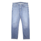 LEVI'S Mens Regular Blue Denim Jeans W38 L32 Classic Zip Cotton Blend