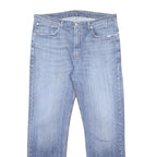 LEVI'S Mens Regular Blue Denim Jeans W38 L32 Classic Zip Cotton Blend