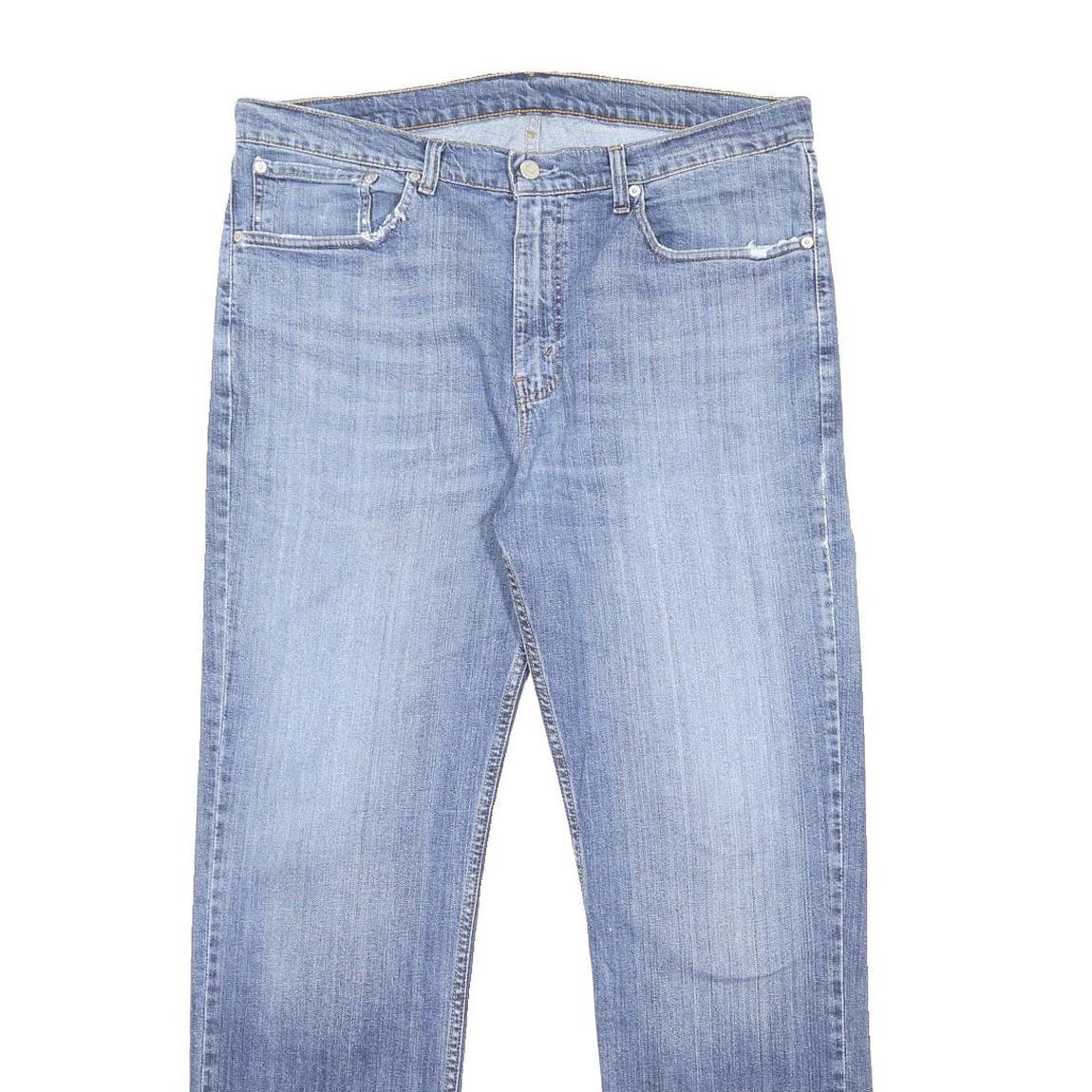 LEVI'S Mens Regular Blue Denim Jeans W38 L32 Classic Zip Cotton Blend