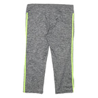 Womens Grey & Yellow Casual Sports Shorts XS W26 Polyester Blend Comfortable Fit