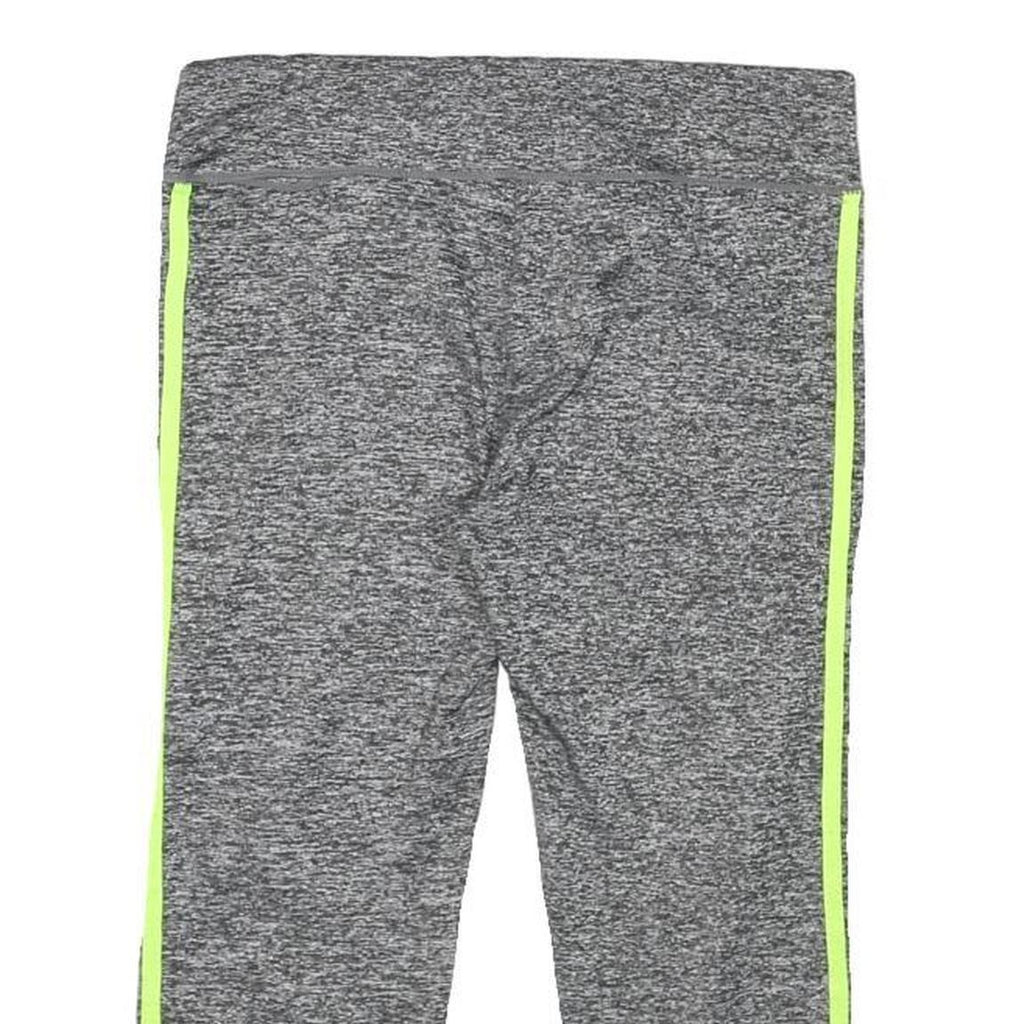 Womens Grey & Yellow Casual Sports Shorts XS W26 Polyester Blend Comfortable Fit