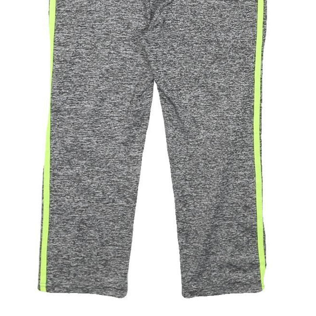 Womens Grey & Yellow Casual Sports Shorts XS W26 Polyester Blend Comfortable Fit