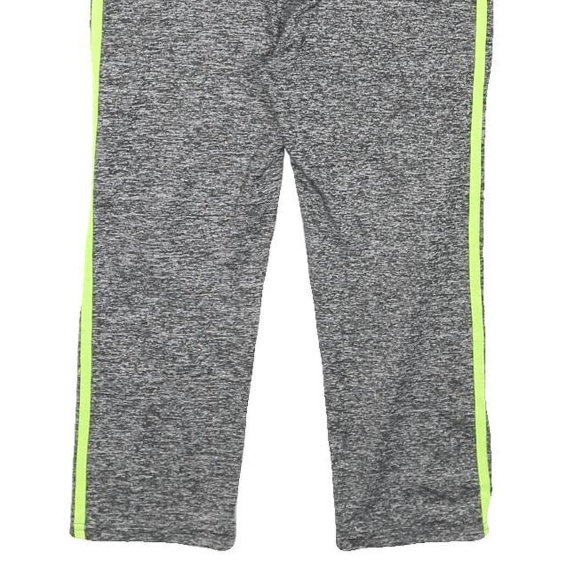 Womens Grey & Yellow Casual Sports Shorts XS W26 Polyester Blend Comfortable Fit