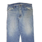 DICKIES Mens Regular Fits Blue Denim Jeans W38 L28 Classic Zip Closure