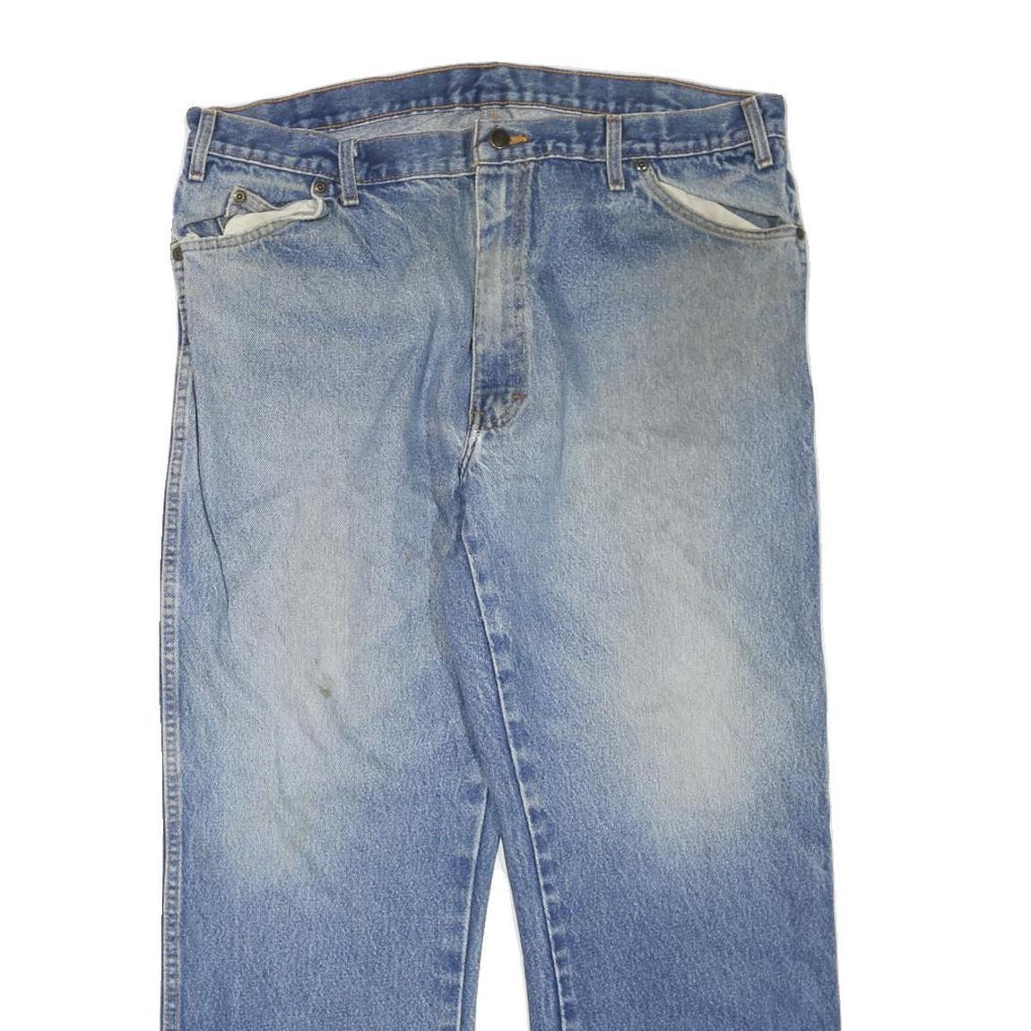 DICKIES Mens Regular Fits Blue Denim Jeans W38 L28 Classic Zip Closure