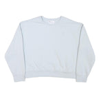 CHAMPION Womens White Crew Neck XL Cotton Blend Sweatshirt Casual Pullover