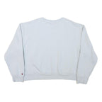 CHAMPION Womens White Crew Neck XL Cotton Blend Sweatshirt Casual Pullover