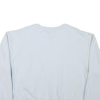 CHAMPION Womens White Crew Neck XL Cotton Blend Sweatshirt Casual Pullover